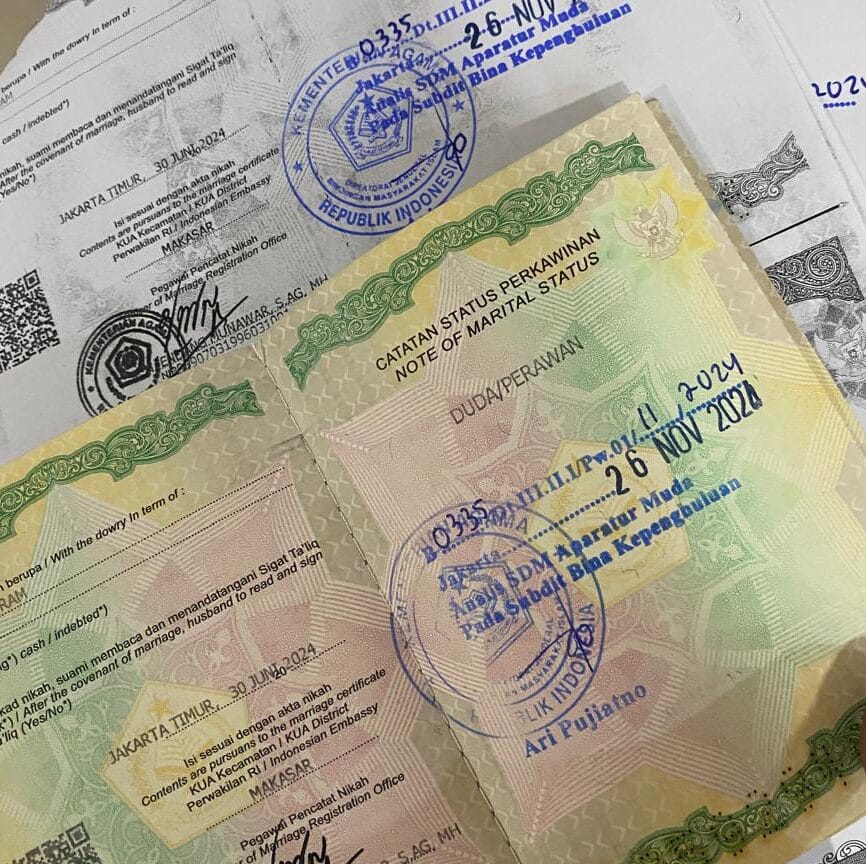 Jasa Apostille Buku Nikah