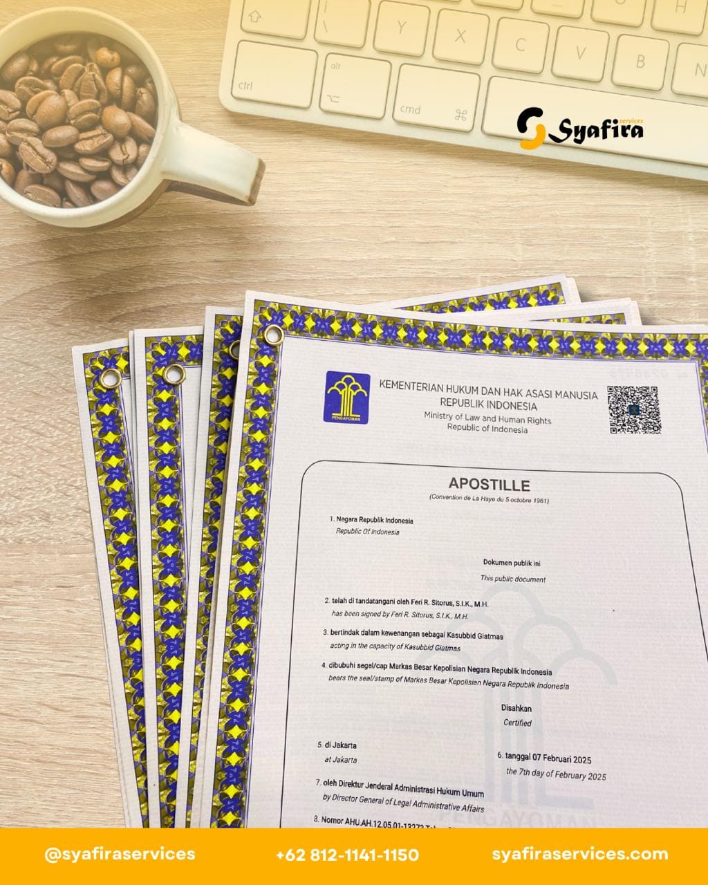 Jasa Apostille SKBM Murah dan Cepat