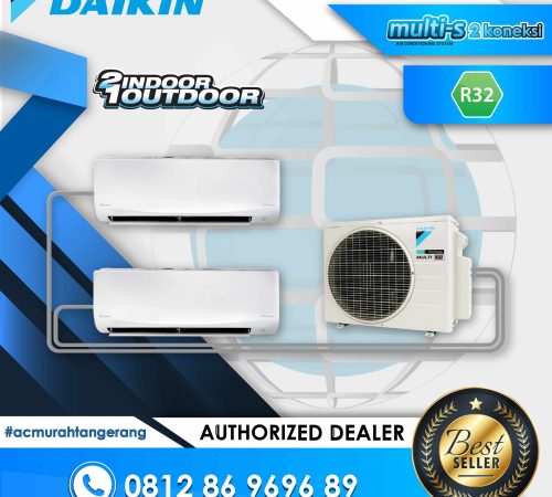 Daikin Multi S 2 Koneksi MKC30RVM Indoor 1/2 + 3/4 PK