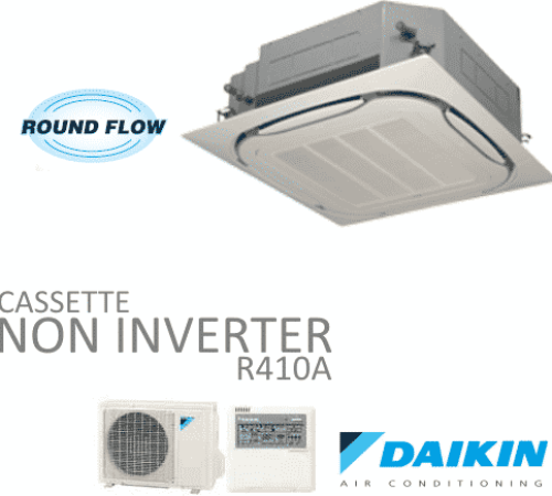 AC Daikin Cassette SkyAir Non Inverter 6 PK (Wired) – FCNQ48MV14 (WR)